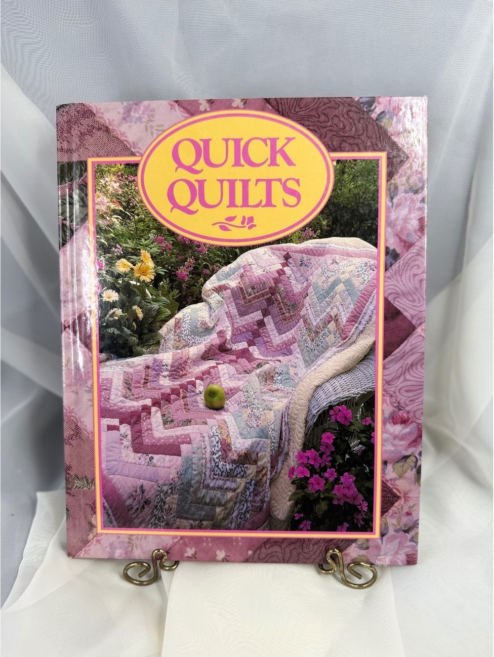 Quick Quilts Hardcover Quilt Pattern Book 1991 Oxmoor House Patchwork Applique